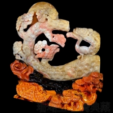 1491珊瑚玉.台灣典藏_擺件(M39-785)